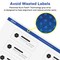 Avery Durable Waterproof Oil-Resistant Film Labels with Sure Feed Technology, 1" x 2-5/8", Laser/Pigment-Inkjet, 160 Labels (64501)